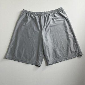 Nike Basketball Shorts Active Gym Training Mens‎ Size 2XL Gray Drawstring